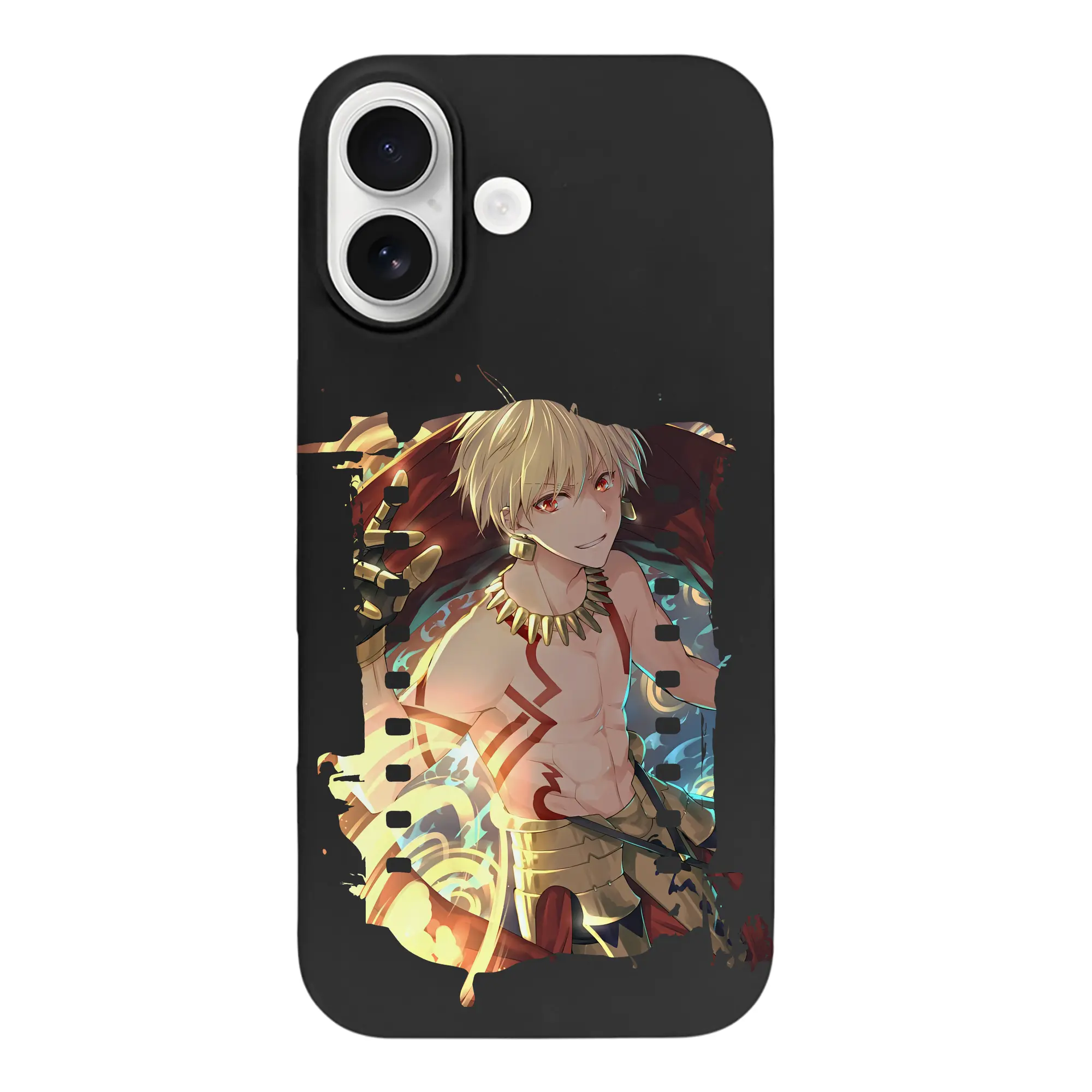 FGO グッズ,ギルガメッシュ - iPhone 17 シリーズ シリコンケース 薄型 耐衝撃 指紋防止 ソフトタッチカバー 精密フィット 傷防止 保護ケース iPhone 17/17 Air/17 Pro/17 Pro Max 対応